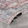 Labarbera Oriental Machine Washable Red/Blue Non-Slip Backing Area Rug