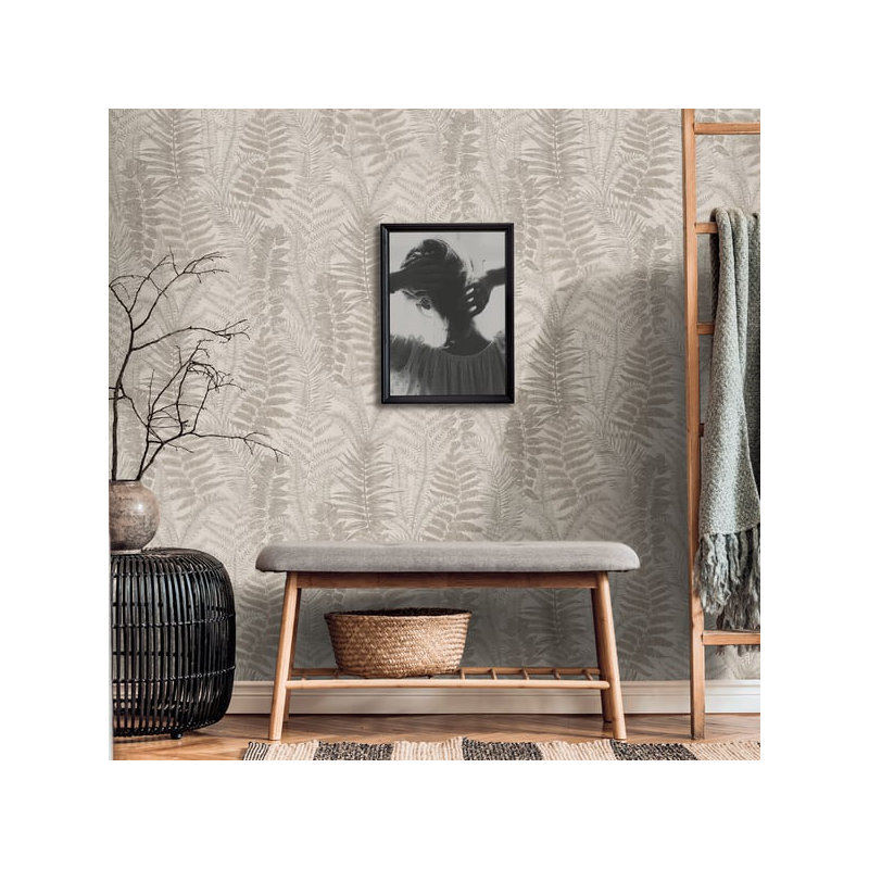 Galerie Flourish Green Tree Leaf Wallpaper FL61119, Bronze