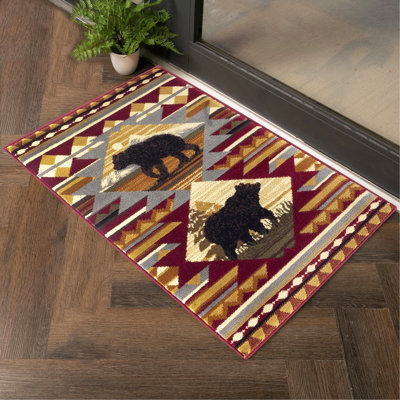 Tapis multicolore