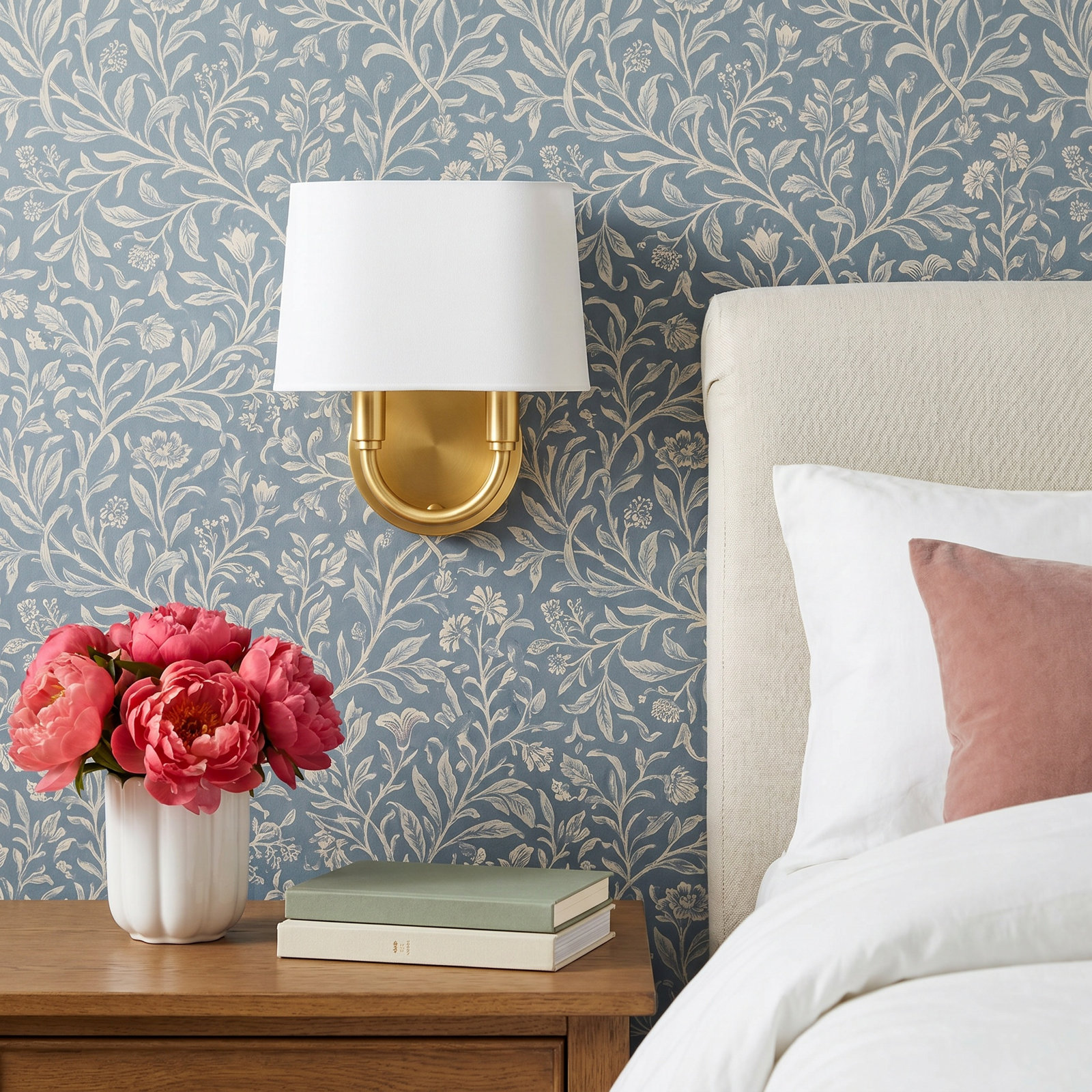 2 Light Dimmable Armed Sconce, Aged Brass