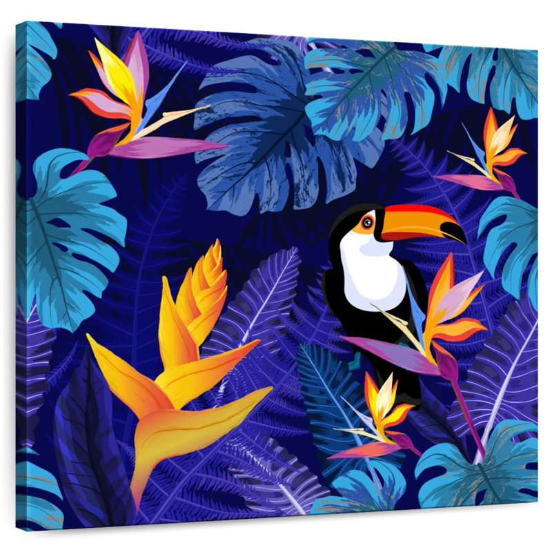 Brampt Jungle Toucan, 10" H x 10" W