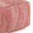 Nate 20"W Cotton Square Pattern Pouf-1284628302