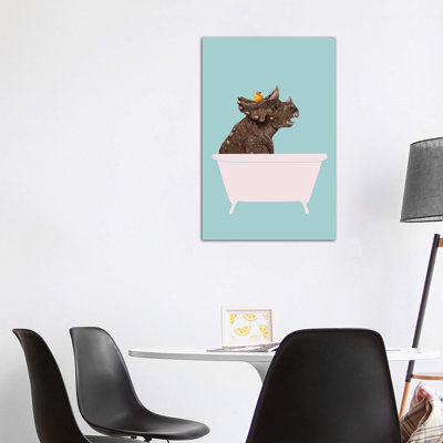 Triceratop in Bathaign par Big Nose Work - impression d'art graphique
