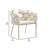 Lawncrest 18'' H Upholstered Metal Armchair-1201940212-1201940202