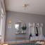 Plafonnier semi-encastré 8 lumières Hunter Jupiter Star-74777641