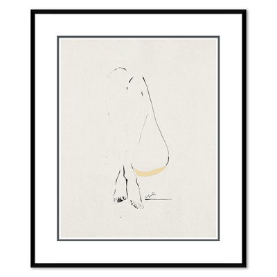 Legs Crossed Silhouette Giclee Print by Yuki Osada