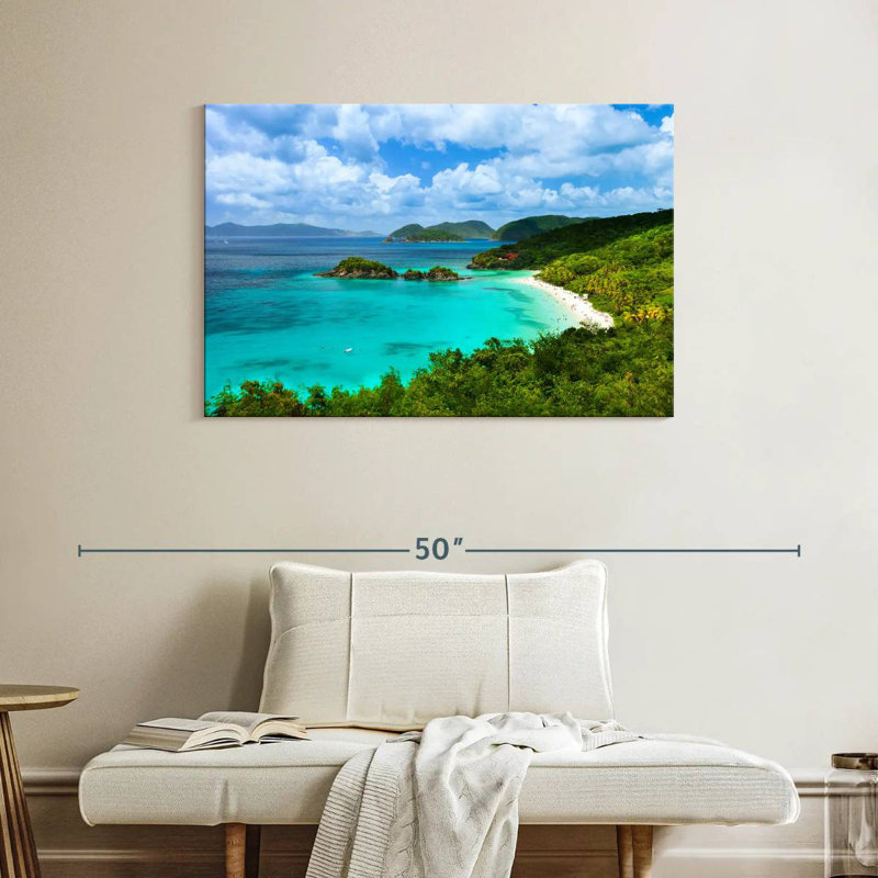 Carré des Caraïbes, baie Gillard, H 26 po x l 39 po