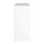 Commode 8 tiroirs avec grands tiroirs en tissu, blanc