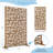 Metal Privacy Panel Set, 4’W x 6’H – Freestanding or Wall-Mount, Outdoor Privacy Screen for Indoor & Outdoor Use-113498390