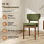 Chaise d'appoint rembourrée en bois massif-128932294