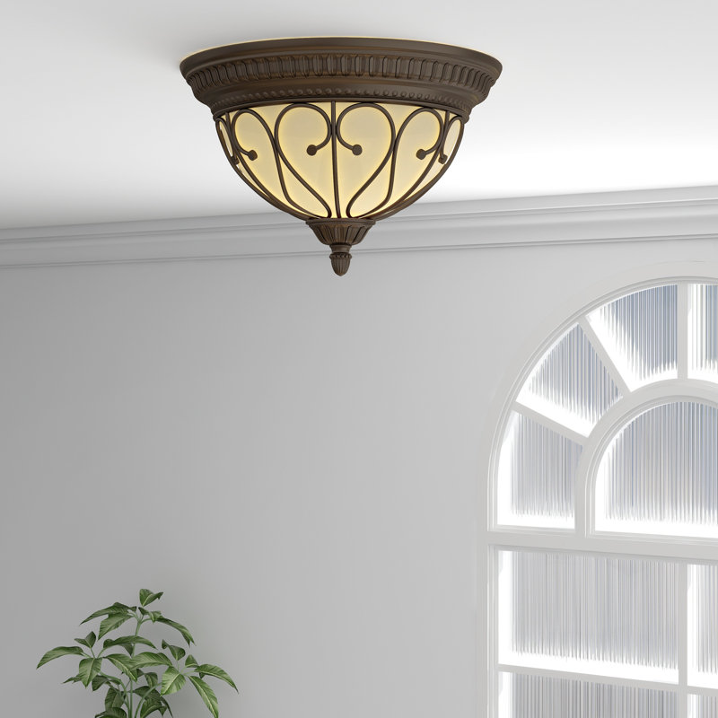 Plafonnier encastré 2 lumières 15,29 po Anandi