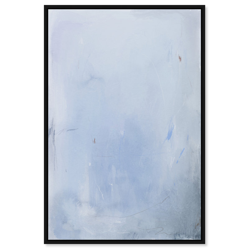 Calm Waters I Print by Oliver Gal, 11"H x 16"W, Black Floater Frame