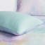 Ensemble d'édredon à imprimé de teinture sur nœuds double / grand avec coussin décoratif-121108225