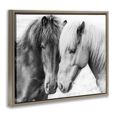 «Union Rustic Horse Love Duo», art mural encadré par Sissi et Seb