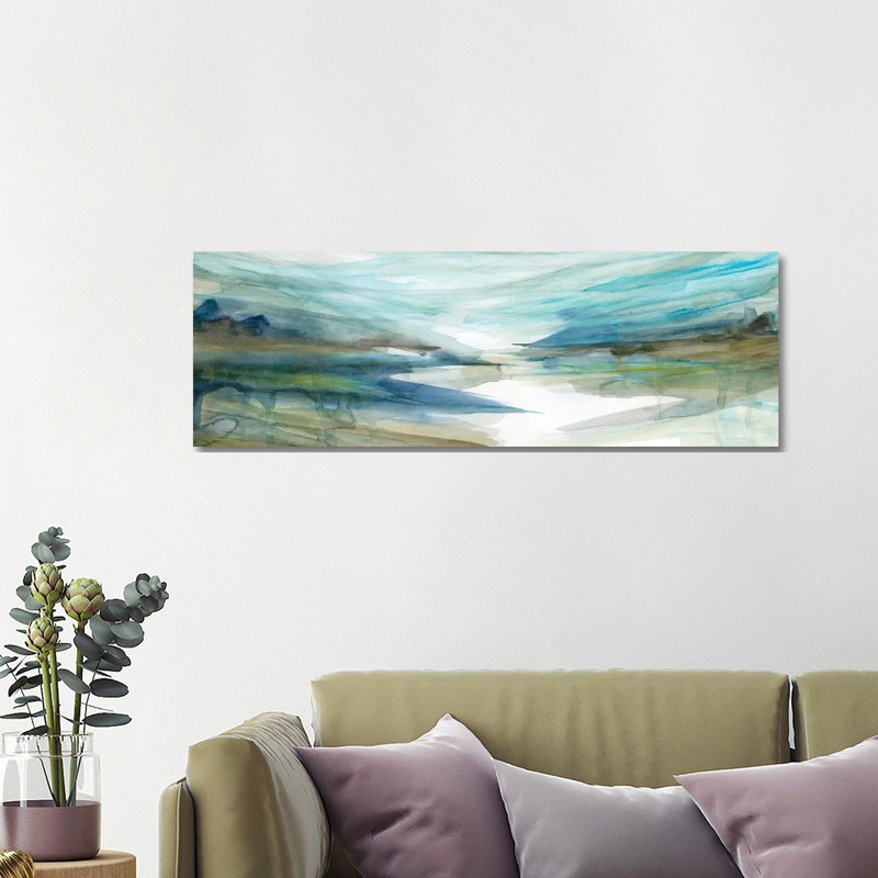 Spring Reflection II- Gallery-Wrapped Canvas Giclée, 16" H x 48" W