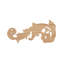 Petit parchemin en bois non fini 2 1/2 po x 5 1/2 po x 3/8 po-75104826