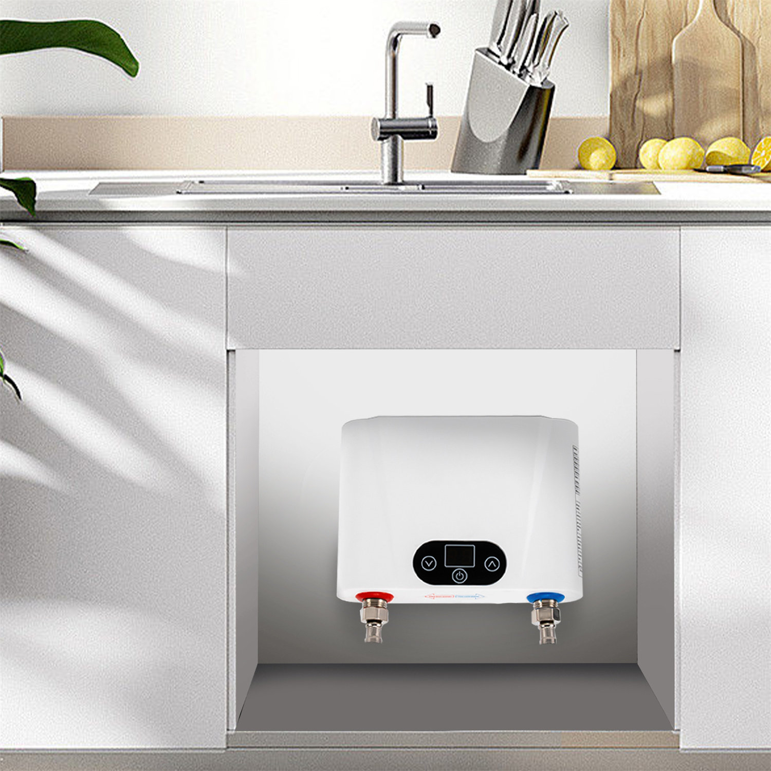 YINXIER Under Sink Kitchen Electric Tankless Water Heater 220V - Wayfair  Canada