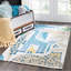 Tapis bleu pour enfant Charline-1860243229