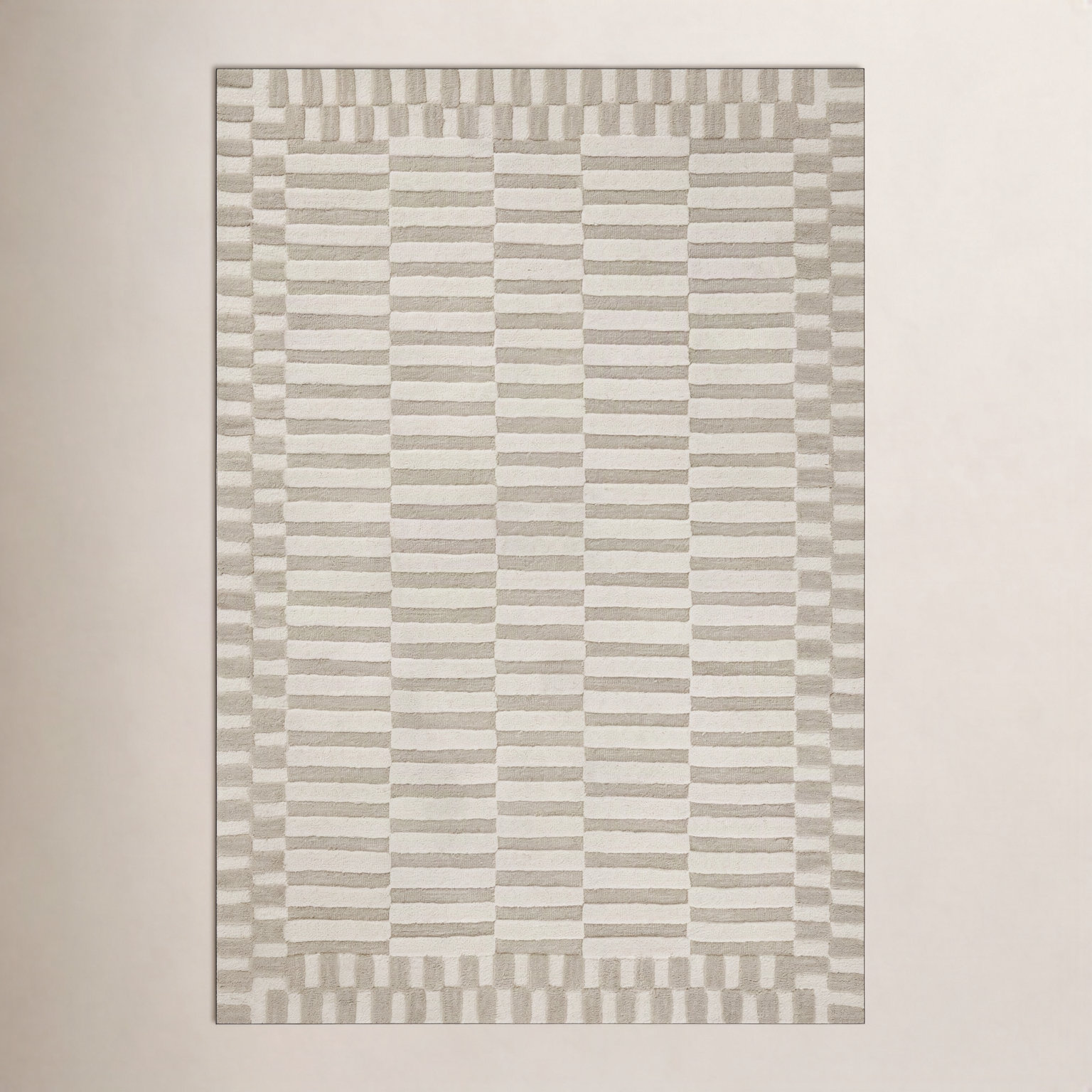 Chris Loves Julia x Loloi Bradley Ivory Beige Rug, Rectangle 8'6" x 11'6"
