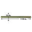 Coco Demi-Bullnose 1/2 In. X 7-7/8 In. Ceramic Wall Trim-23760335