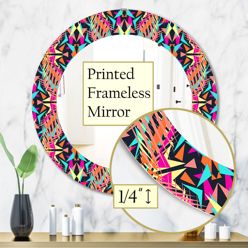 Mirror, 23.6" H x 23.6" W, Geometric 1