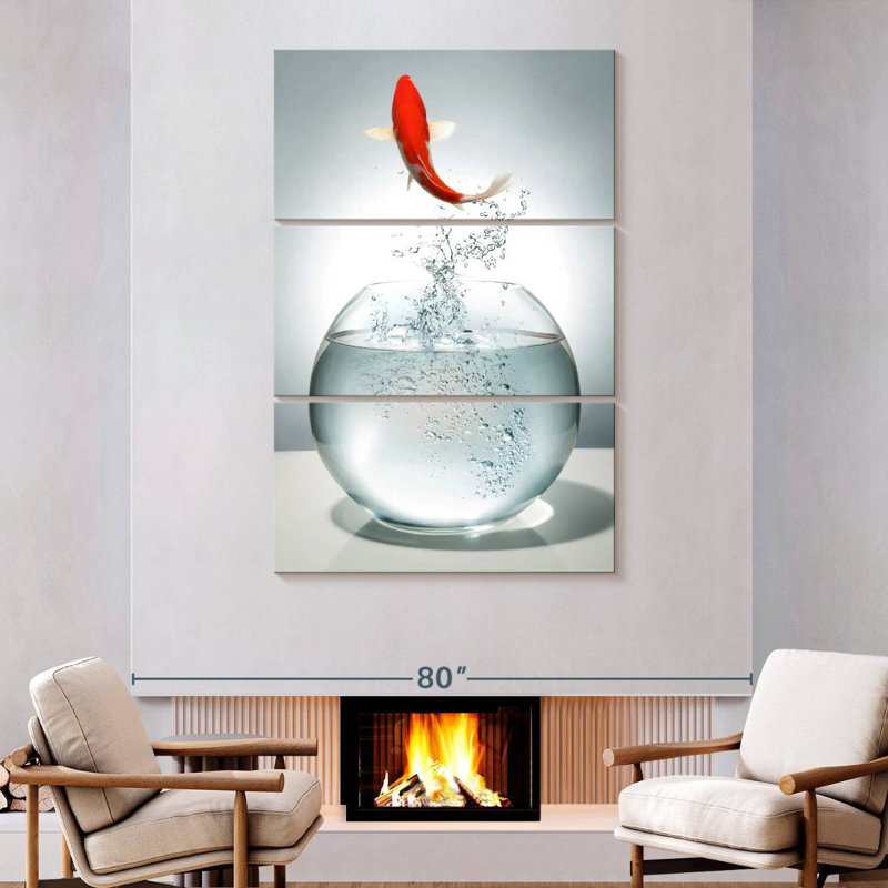 Brampt Fish Bowl Escape, H 74 po x l 48 po