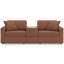 Canapé modulaire 3 pièces, causeuse modulaire 2 pièces et fauteuil inclinable pivotant Modmax-698845069