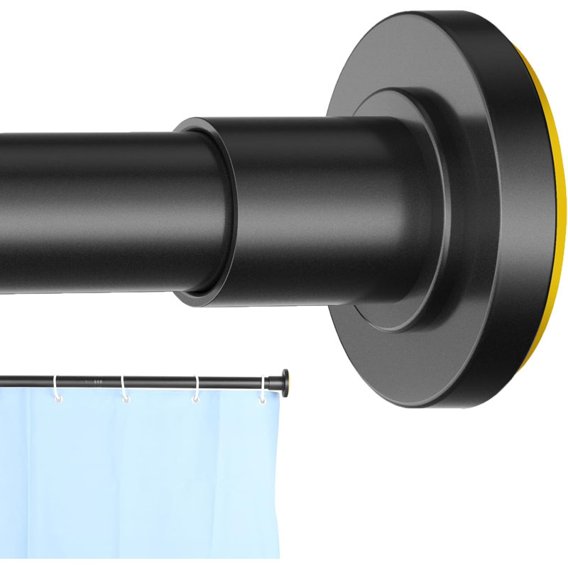 Shower Curtain Rod 31 To 80 Inch,1 Inch Diameter Adjustable Spring Tension Stainless Steel Telescoping Rod,Easy Install,No Rust