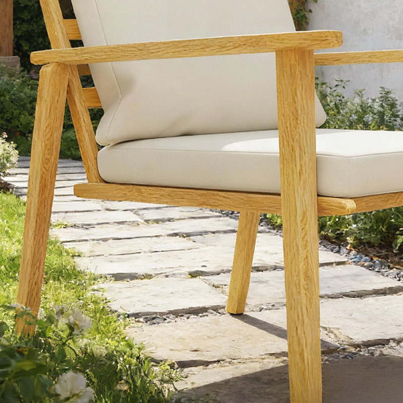 Ensemble bistro de style nordique 3 pièces avec fauteuils confortables et table ronde en acier, parfait pour les petits espaces extérieurs