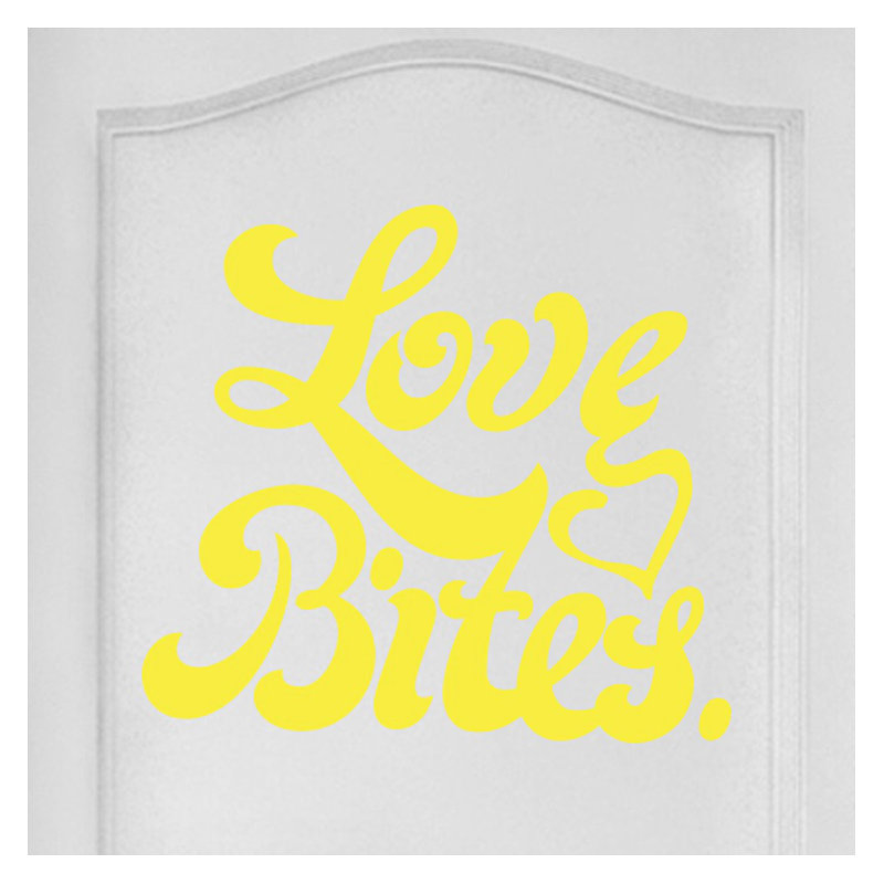 Wall Decal, Bright Yellow