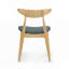 Ensemble de chaises de salle à manger rétro en bois d'hévéa avec dossier ergonomique, ensemble de 2-246809118