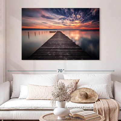 Aletra Sunset Over Fishing Dock