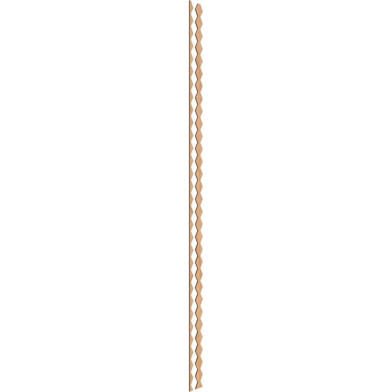 Ensemble de panneau mural Sheyenne, H 94 po x l 2,37 po x P 0,25 po, Érable