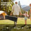 Tapis portatif réversible, tissu en polypropylène, style moderne pour le camping en plein air