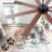 72" Smart Dimmable LED Ceiling Fan with Remote and APP Control, Double-Sided Wood Blades,3 Colors LED Light, 6 Speeds Reversible DC Motor, Timer, 6''/12'' Downrods-212591675