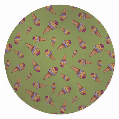 Summer Ice Cream Outdoor Rug