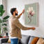 Magnolia in Bloom Botanical - Wrapped Canvas-464203497-464203498