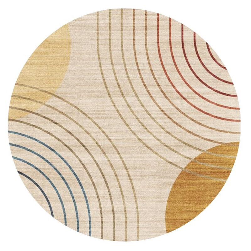 Tapis rond lavable antidérapant 41