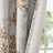 Julie Printed Botanical Blackout Single Curtain Panel-520148568-520148573