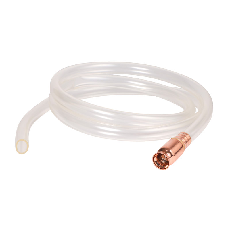 HIGHCRAFT Shaker Siphon Pump 6 FT Hose Copper Primer for Liquid Transfer