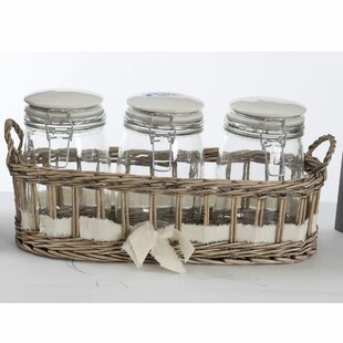 Glass Heart Jar  Tabletop Storage, Decor