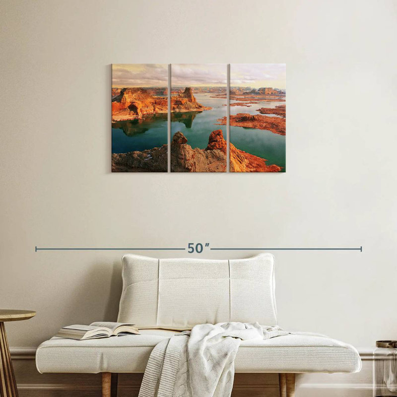 Canyons d'Alvord et lac Powell, H 20 po x l 33 po