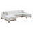 Sectional Sofa W/4 Pillows