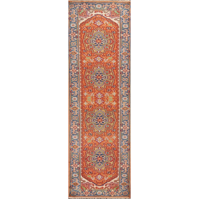 Tapis de couloir oriental traditionnel fait à la main 3 x 10