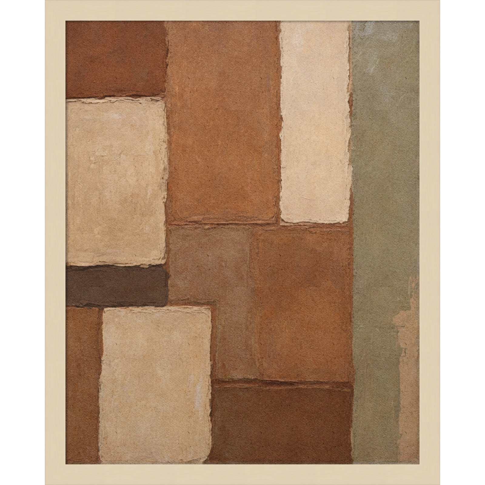 Arcilla Print by Dan Hobday, Brown, 21" H x 17" W
