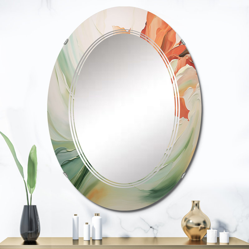 Panthoides Oval Mirror, 36" x 24"