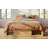 Loria Size Platform Bed Frame With 4 Storage Drawers And Footboard Storage Cubby, No Headboard, Modern Space-Saving Design-Natural-1990817155