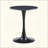 Round Dining Table, Circle Tulip Table With Thickened Tabletop & Metal Pedestal, Mid Century Modern Bistro Table For Kitchen, Small Places, Living Room, Cafe-1157653951-1157653938-1157653939