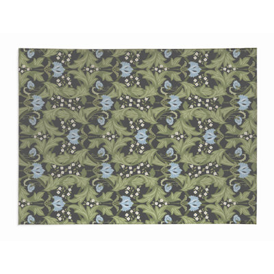 Ogee Leaf Outdoor Rug