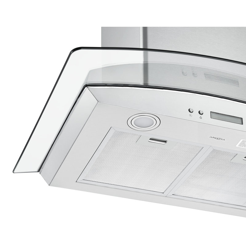 Hotte murale convertible 30 po 620 pi³ / min en acier inoxydable
